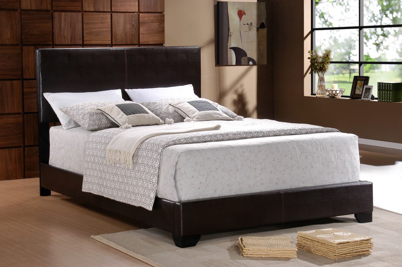 Brand new king size package bed frame includes king size mattress sets
