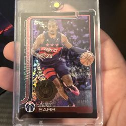 Alex Sarr Topps Chrome /50