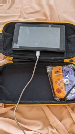 Nintendo Switch W/ Case and Control covers