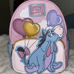 Loungefly Disney Winnie The Pooh Eeyore Balloons Mini Backpack 
