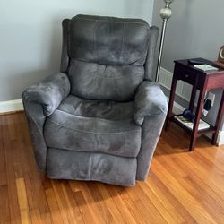 Grey Recliner. Electric