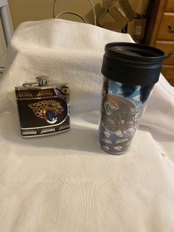 Jackson Jaguars Flask And Cup