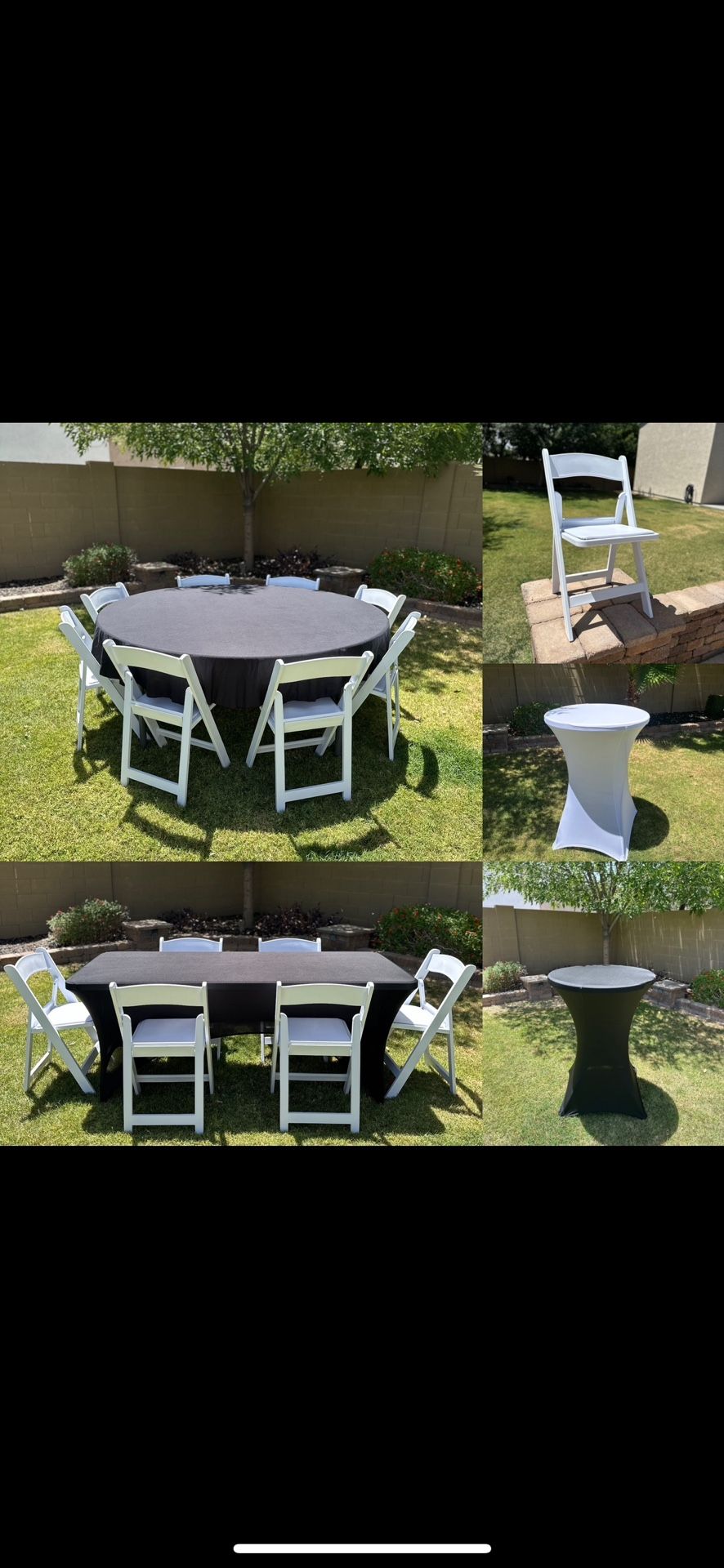 Chairs and Tables