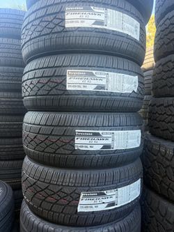 235/40/19 Firestone (4) new tires installed and balanced