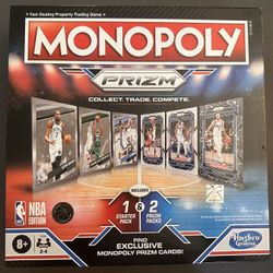 Monopoly Prizm Basketball Board Game Brand New