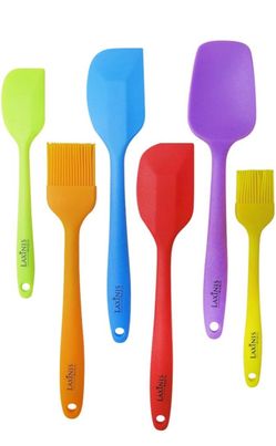 Like New laxinis World Silicone Spatula Utensil set