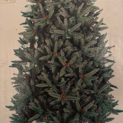 9 Feet Tall Artificial Christmas Tree with baby pine cones 