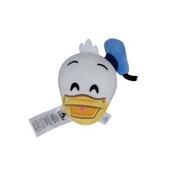 Disney Store Donald Duck Plush Double Sided Emoji Soft Plush 5"H Stuffed Animal