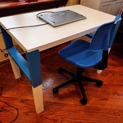 Desk and Chair (height adjustable)