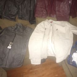 Men New Coats /Leather Jackets $20.00  Stacy Adams Boots $20