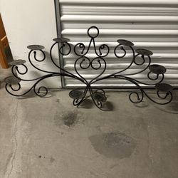 Wrought Iron Candelabra.. Candles