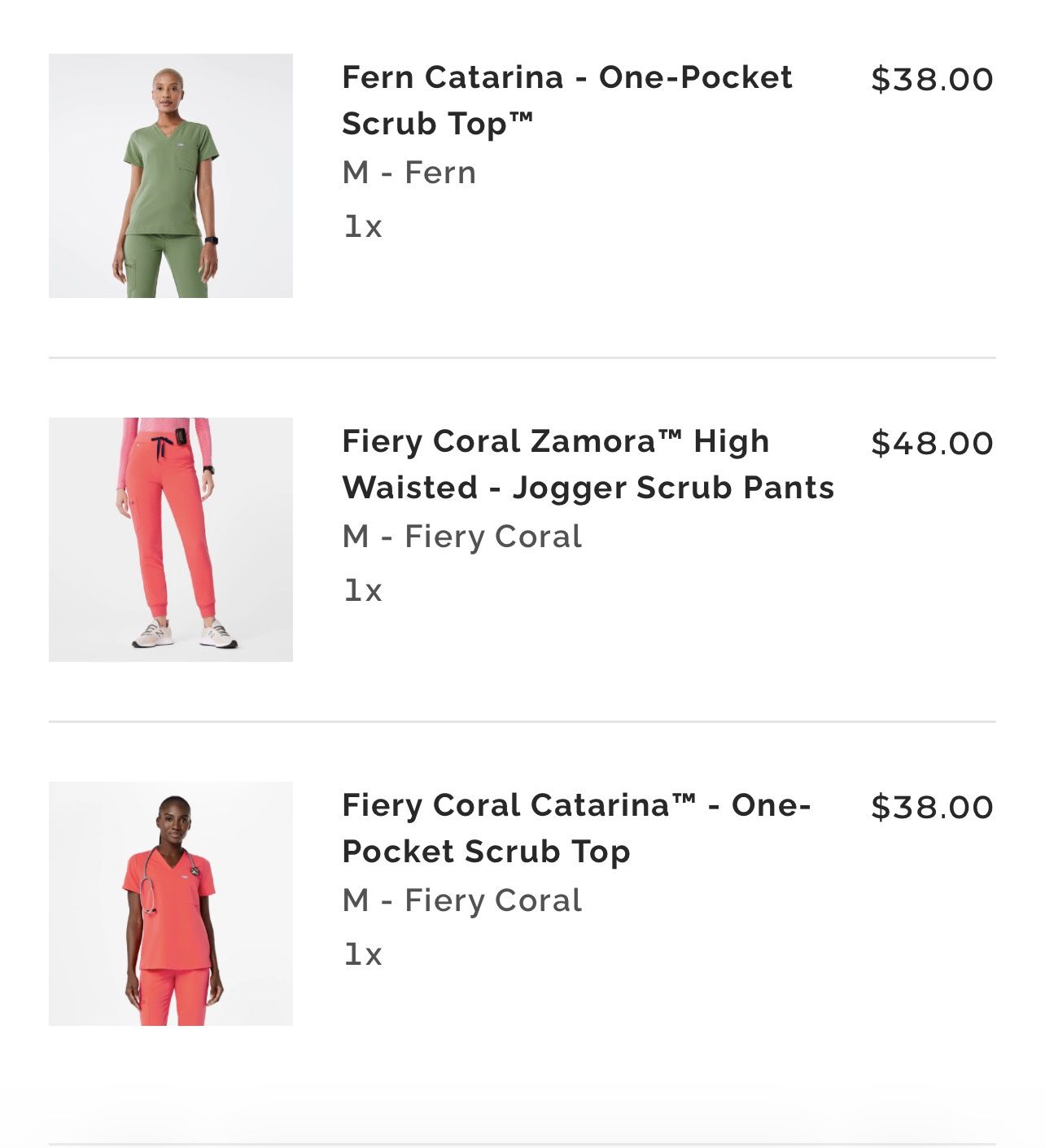 Figs Scrubs Size Medium