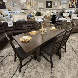 Dining Table With 6 Chairs 