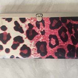 Leopard Print Clutch