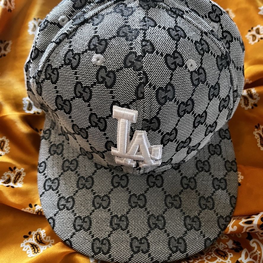 RARE Vintage New Era LA Los Angeles Dodgers 59FIFTY Monogram gucci