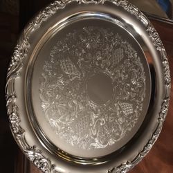 Vintage Shelton Ware/Kent Silversmiths Serving Tray