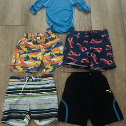 2t Boys Swim Shorts &shirt, Puma Athletic Shorts