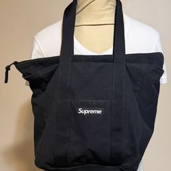 Supreme Black Tote Bag Shoulder Bag