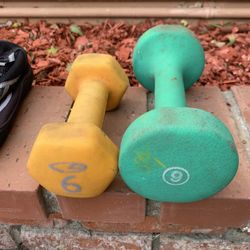 Neoprene Dumbbells 6lb And 9lb For $15 Now $10! More Available 