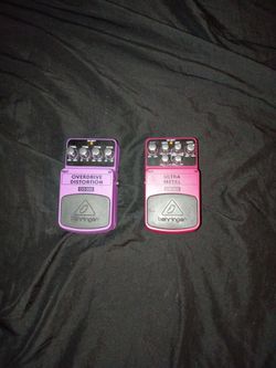 Behringer guitar pedals