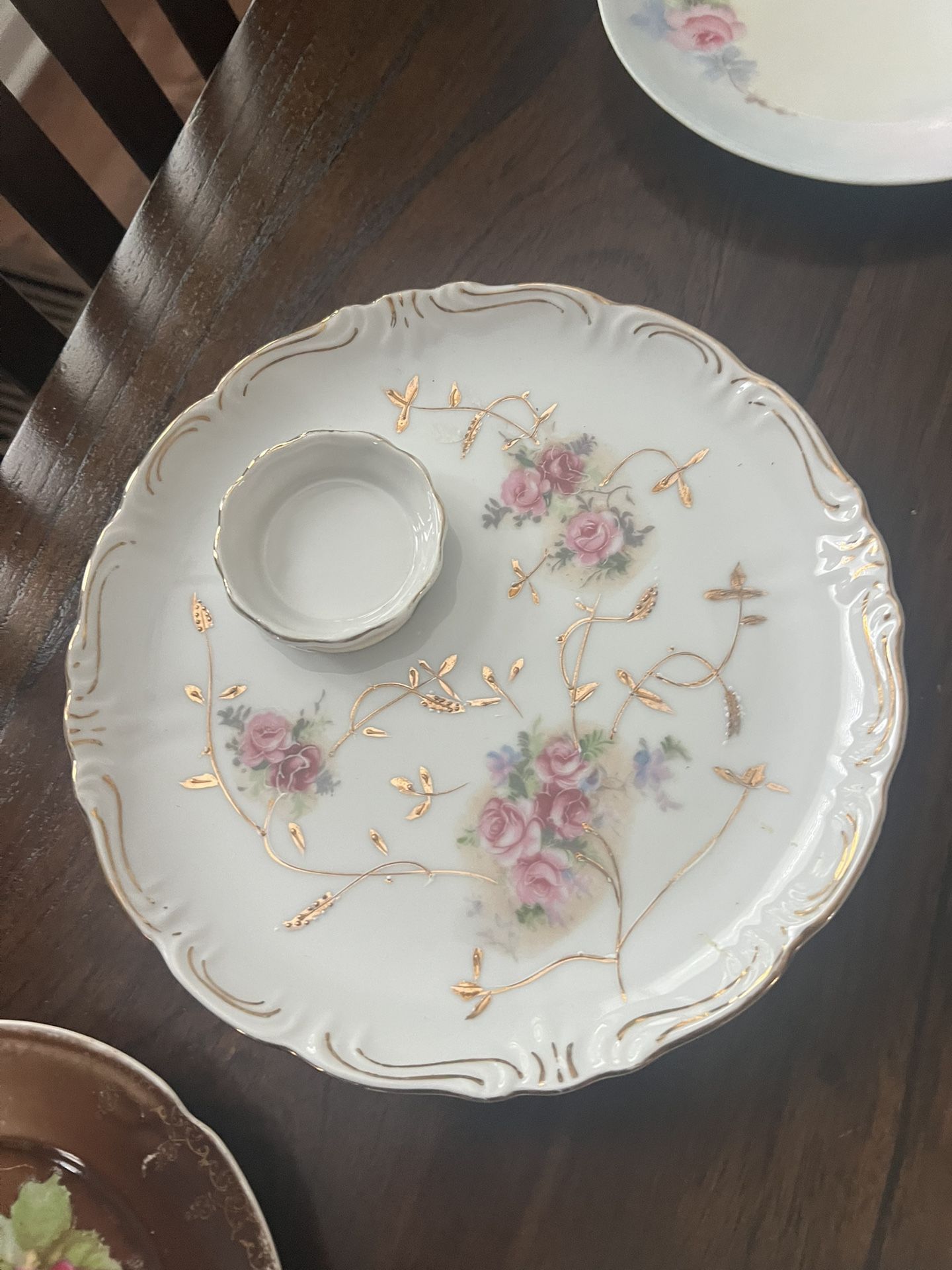 Vintage Hand Painted Plates 