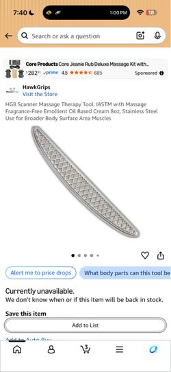 HawkGrips HG8 IASTM Scanner Massage Tool