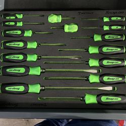 Snap On Soft Grip 16 Piece Screwdriver Set