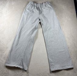 Brandy Melville Sweatpants Women's One Size Gray Baggy Loose Fit #2768