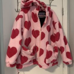 Valentines Day Sherpa Coat