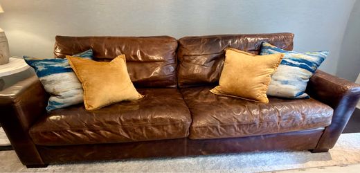 Iconic Restoration Hardware Maxwell sofas in excellent condition