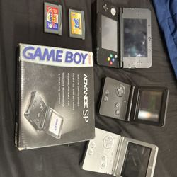 Nintendo new 3ds and gameboy advanced bundle