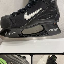 Nike Zoom Air Tuuk Ice Hockey Skates Men Size 8 for Sale in Avon, -