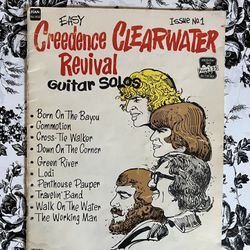  Booklet Creedence Clearwater Revival Guitar 1970 Book