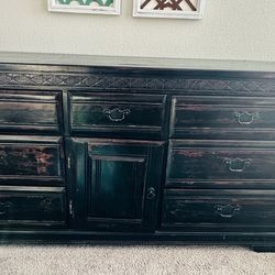 Vintage Solid Wood Dresser