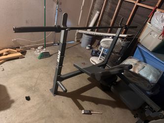 Weight Benches and Bar