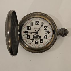 Vintage Waltham Train Pocket Watch. Needs to be serviced