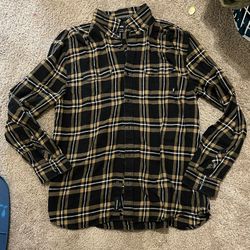 Men’s brown and black vans flan XXL