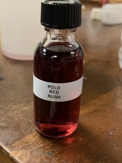 Polo RED RUSH body oil fragrances 1oz