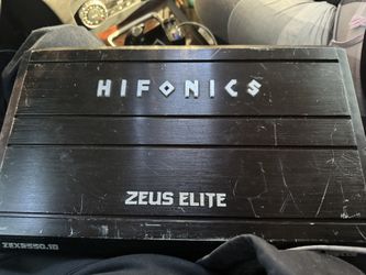 Hi-Fonics Zeus Elite amp 2500 Watts