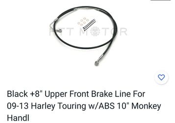 09-13 Harley Touring Front Brake Line