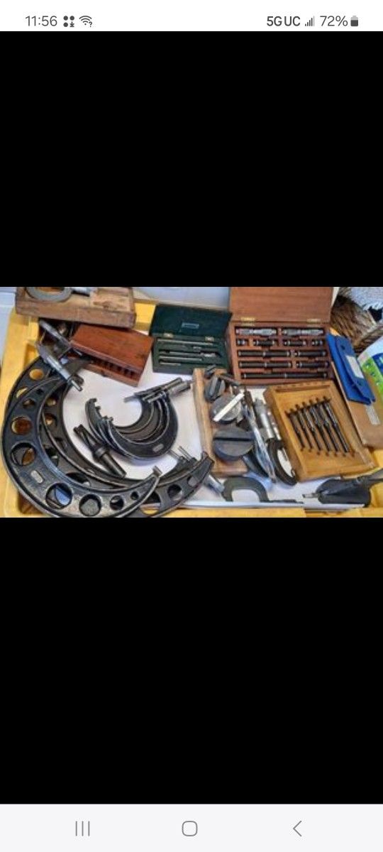 Machinist Tools Mitutoyo, Lufkin & More.