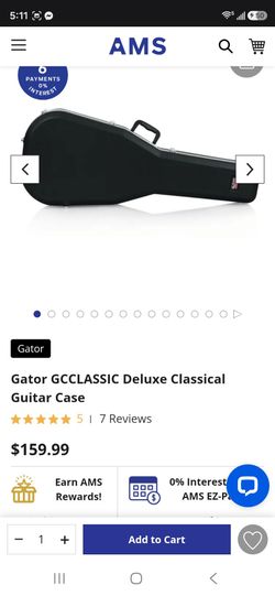 Gator GCCLASSIC Deluxe Classical Guitar Case