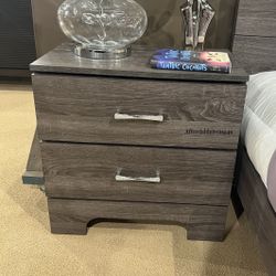 Grey Nightstand Brand New In Box
