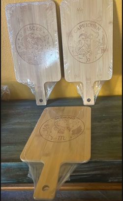 New bamboo astrology cutting , charcuterie boards.