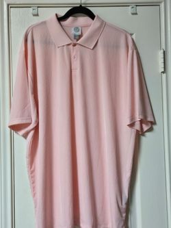 Kilburn & Finch Men's Light Pink Polo Shirt – XXL