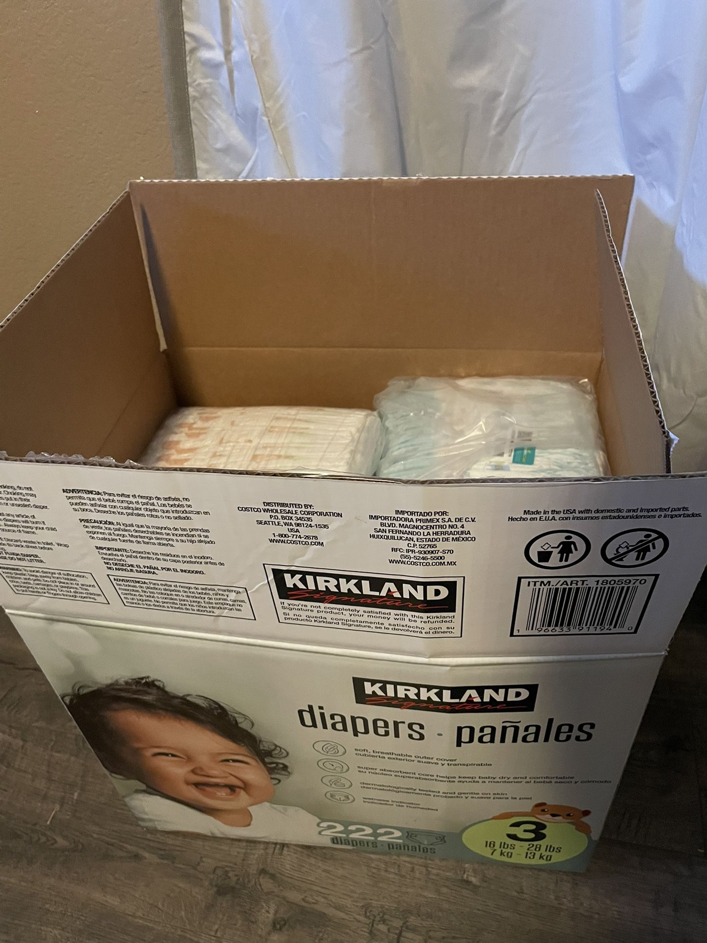 Full Box Of Size 3 Diapers