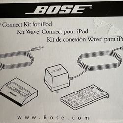 Bose Wave Connect Kit For iPod  With Lightining Adapter 