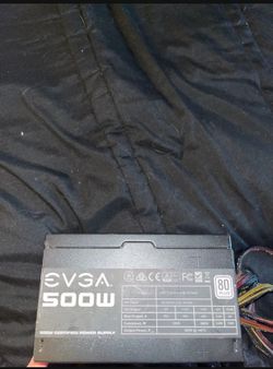 Pc power supply 500w EVGA