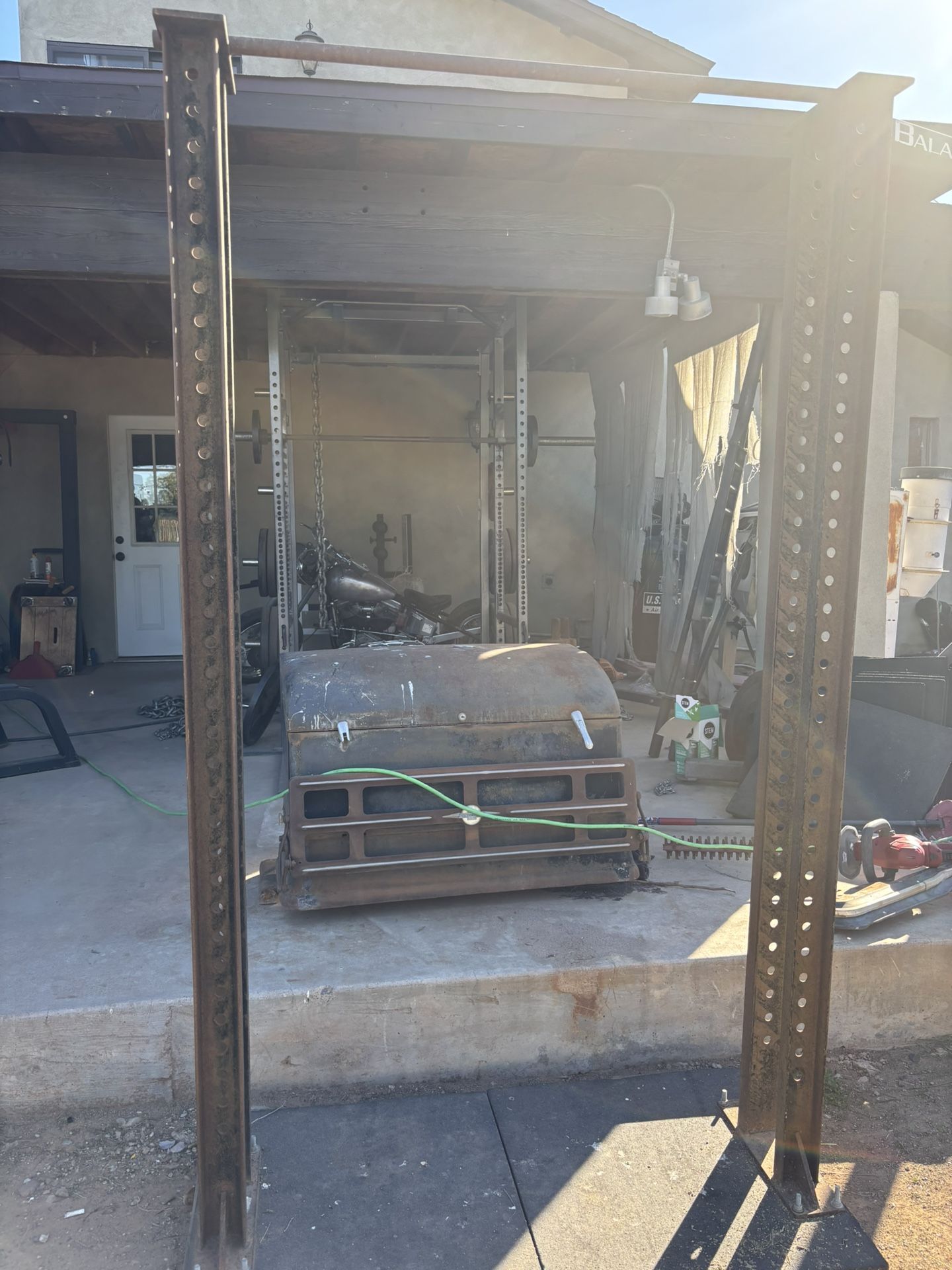 Vintage York Barbell Isolation Rack