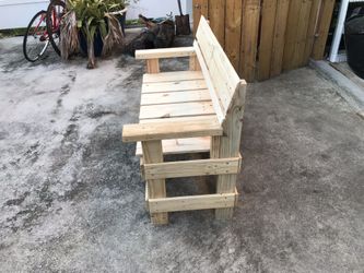 Garden Wood Bench